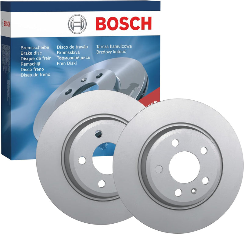 Bosch BD1249 Bremsscheiben - Hinterachse - ECE-R90 Zertifizierung - zwei Bremsscheiben pro Set