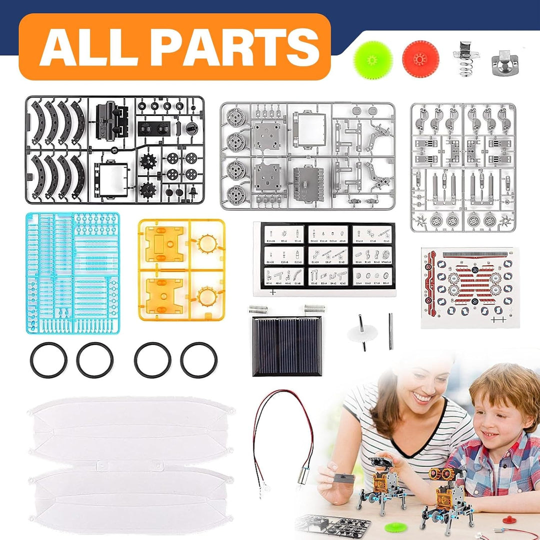 Solar Roboter Kit,29-in-1 DIY Bauspielzeug Angetrieben durch Solarenergie,Kinder Spielzeug,Konstrukt
