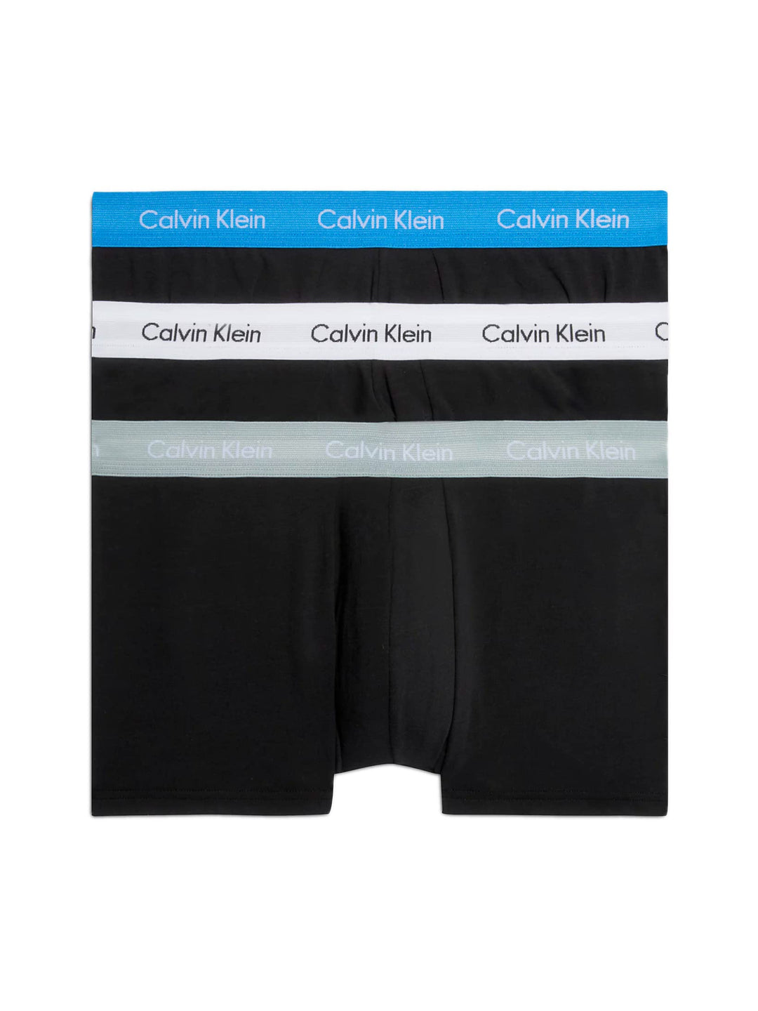 Calvin Klein Herren Boxershorts (3er Pack) XS Schwarz (B-grey Heather, Wht, Palace Blue Wb), XS Schw