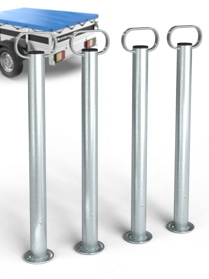 Anhänger Stützen 600mm (300kg Stützlast) | Abstellstütze Anhänger aus verzinktem Stahl | Strapazierf