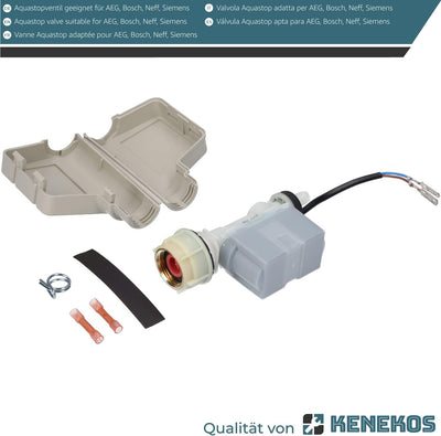 Kenekos - Magnetventil Bitron Typ 902 geeignet für Geschirrspüler Bosch Siemens als Ersatz für 00263