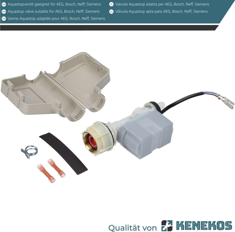 Kenekos - Magnetventil Bitron Typ 902 geeignet für Geschirrspüler Bosch Siemens als Ersatz für 00263