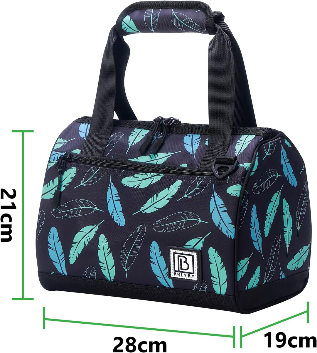 Brisby Kühltasche - 10L, Lunchtasche Damen, Vierschicht isolierte Kühltasche mit Kühlelemente, viels