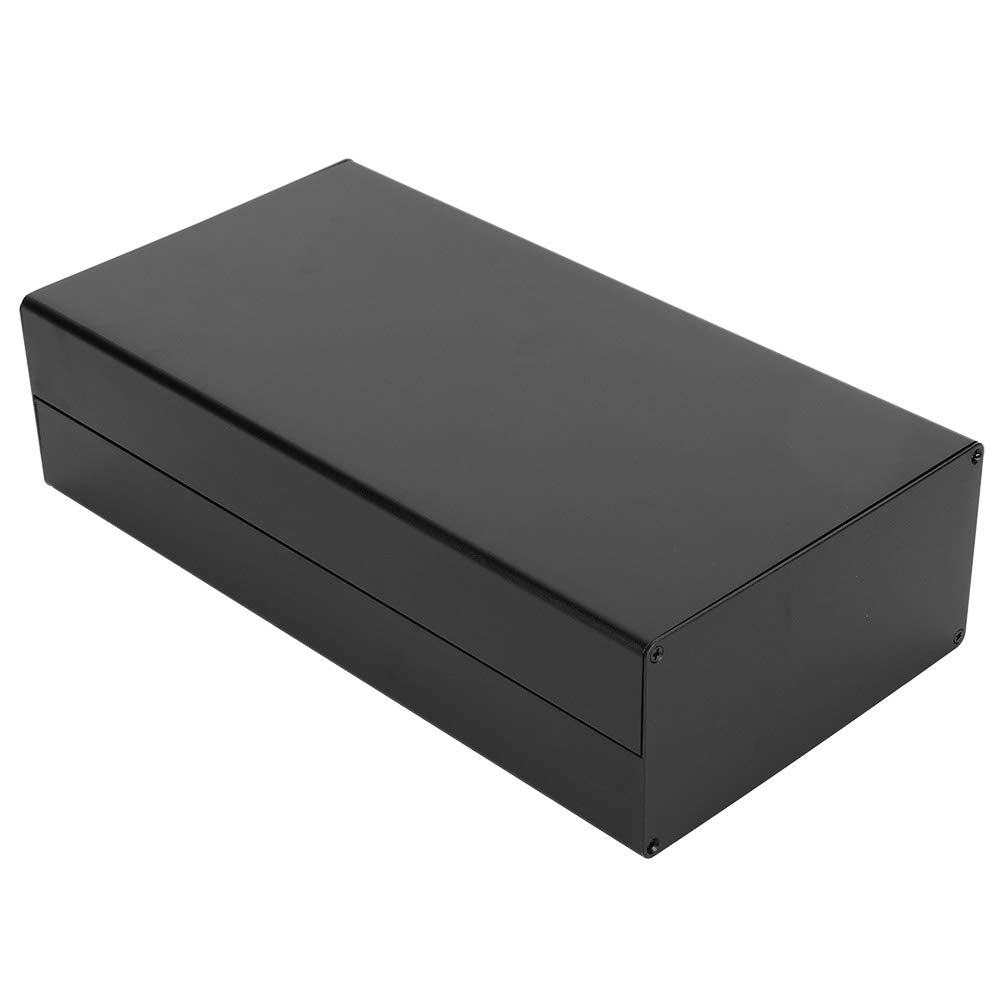 Aluminium-Projektbox, 80 x 160 x 300 mm Aluminiumgehäuse PCB-Anschlussdose Elektrisches Zubehör Sand