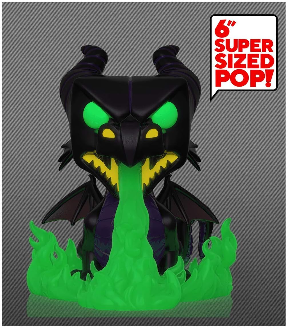 Funko Pop Disney Villains Maleficent as the Dragon Glow in the Dark Exclusive 720