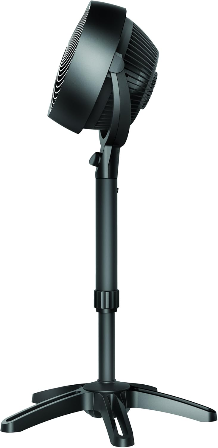 Vornado 683 Standventilator - Standlüfter Höhenverstellbar 42W mit 3 Stufen - Flüsterleise - Schwarz