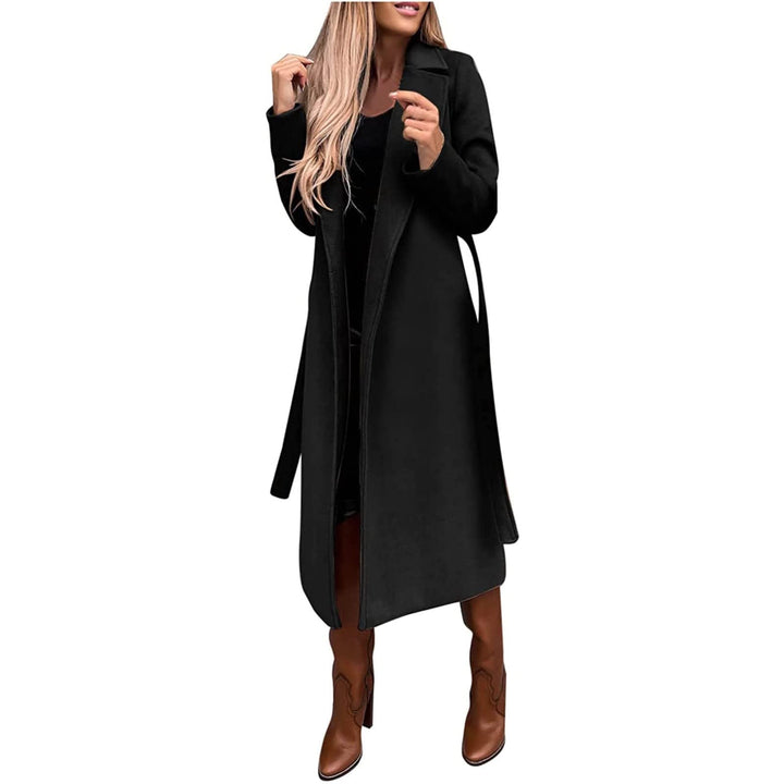 Ansenesna Winterjacke Damen Lang Wolle Wollmantel Winter Oversize Lange Wintermantel Elegant Warm Ma