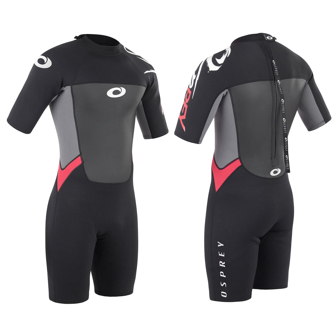 Osprey Herren Origin Shorty 3/2 mm Neoprenanzug Sommer, Herren, Origin Shorty 3/2 mm XXXL rot, XXXL