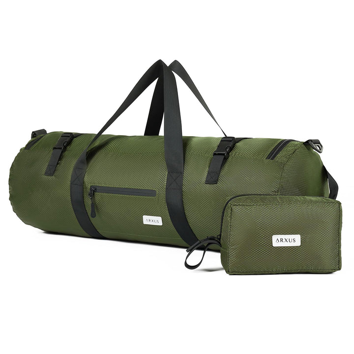 Arxus Sporttasche 90L 50L 30L Gross Reisetasche Faltbare Gepäck Tasche Damen Herren Weekender Schwim