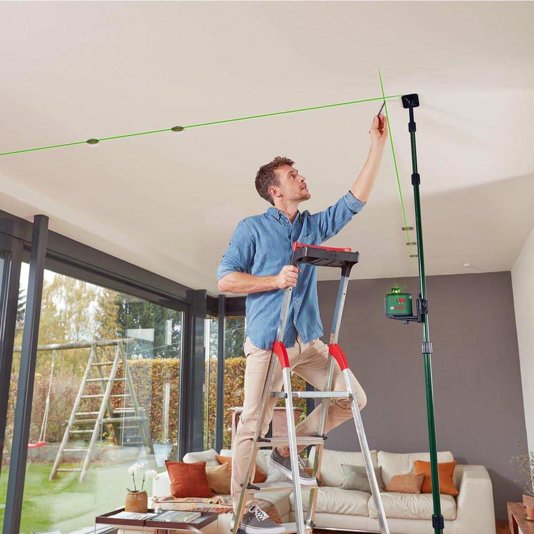 Bosch Teleskopstange TP 320 (höhenverstellbar von 106-320 cm zur schnellen und flexiblen Positionier