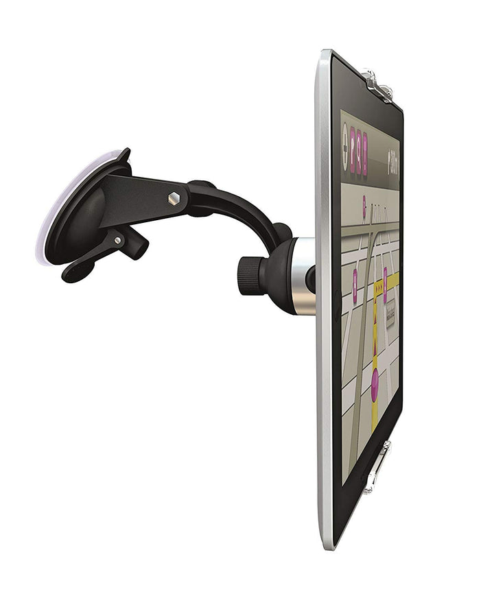 Vogels TMS 1050 Windschutzscheiben Tablet Halterung für alle Tablets von 7-13 Zoll, Schwenkbar, Auch