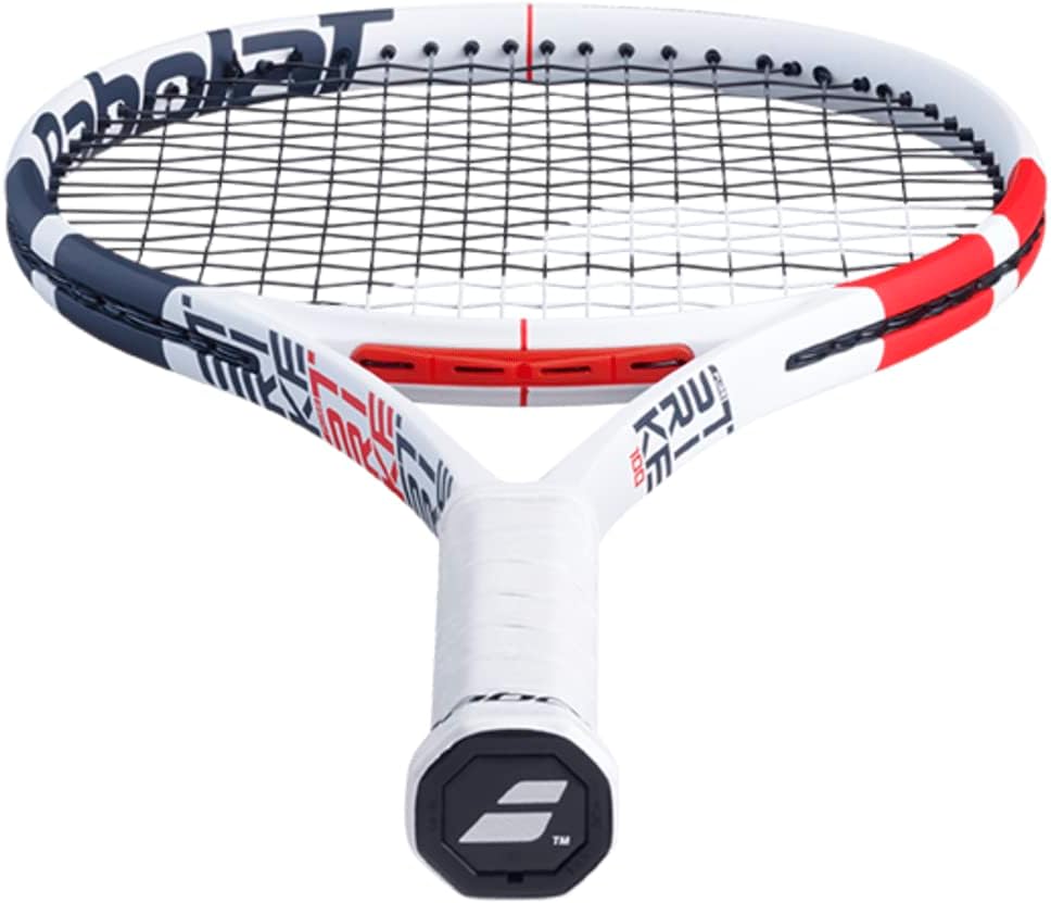 Babolat Pure Strike 100 U Nc schläger 35 blanc rouge noir (Blanco), 35 blanc rouge noir (Blanco)