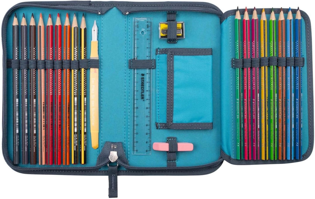 DerDieDas ErgoFlex Easy Set 5-teilig, leichter Schulranzen für die Grundschule – stabil, sicher & er