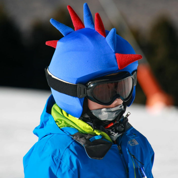 Coolcasc Showtime Helmet Covers Blau, granat, Blau, granat