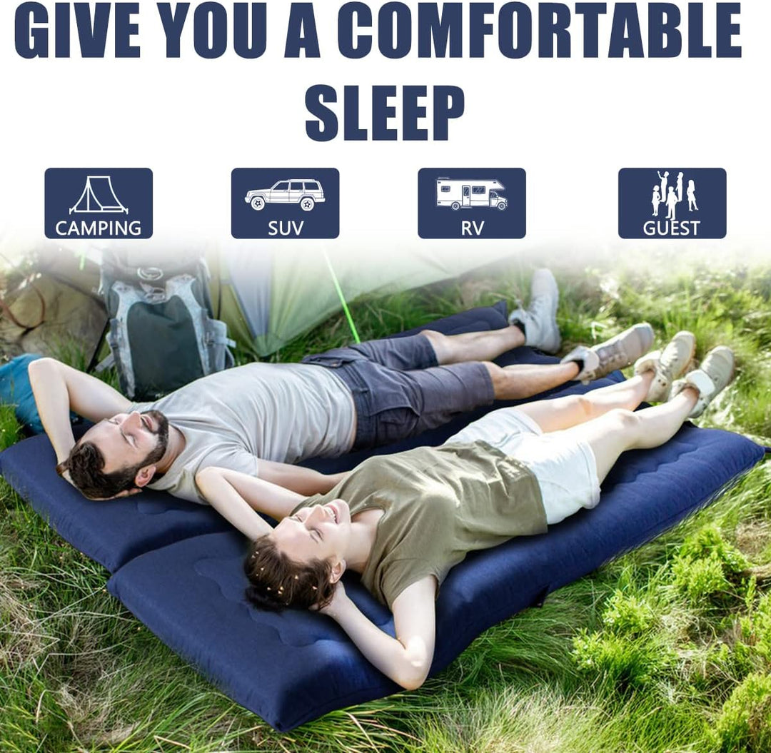 MAXYOYO Tragbarer Faltbarer Futon -Matratze, Hypoallergenischer Stoff Und Speicherschaummatratzenpad