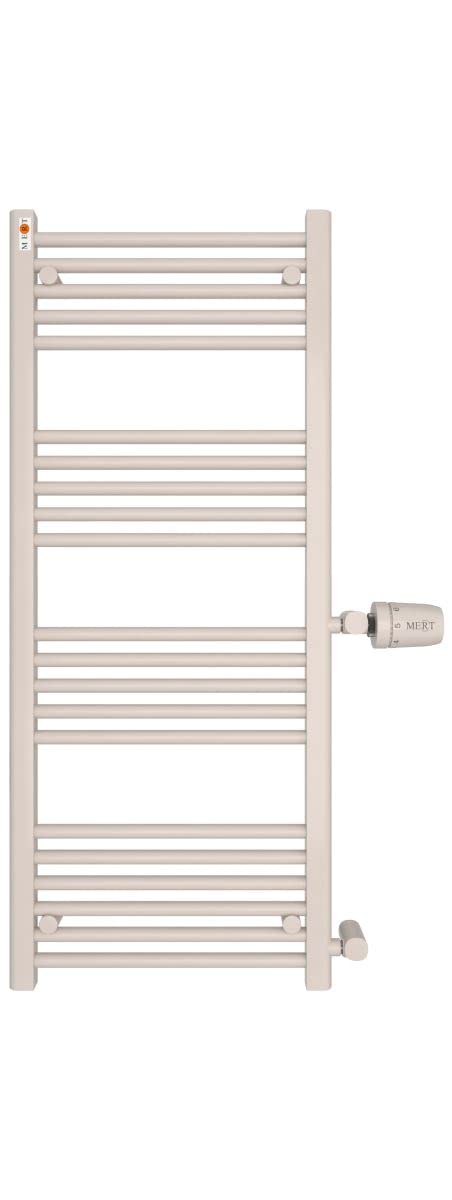 Badheizkörper 500x1200 mm Weiss – Handtuchheizkörper Seitenanschluss – Heizkörper Badezimmer – Wandh