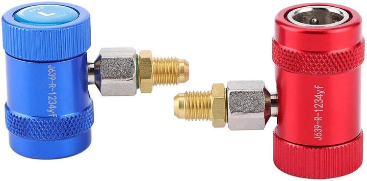 Fdit Professionelle Schnellkupplungen Klimaanlage Service Port Adapter Passend für und dauerhafte Qu