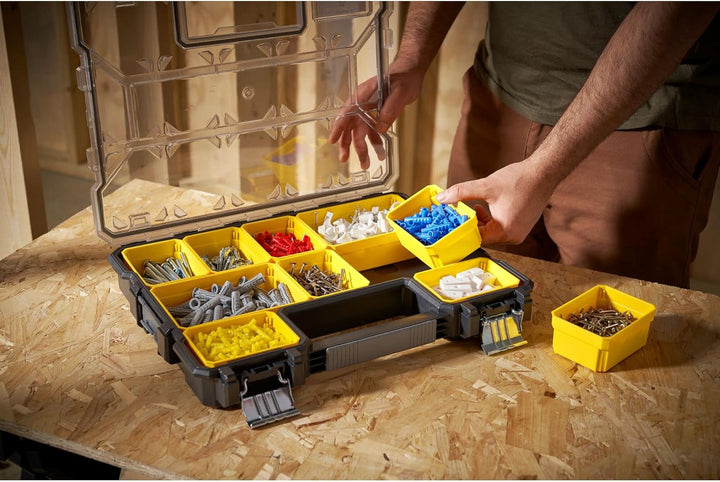 Stanley FatMax Werkzeug-Profi-Organizer (44,6 x 7,4 x 35,7 cm, Organizer mit herausnehmbaren Boxen u