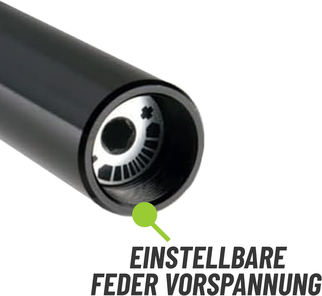 Suntour Parallelogramm Federsattelstütze SP12/17-NCX 27,2mm/ 30,9mm/ 31,6mm, 350mm, 65-95kg, 95-120k