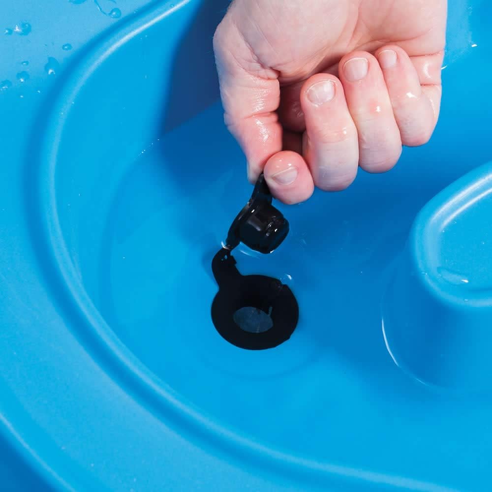 Step2 Cascading Cove Sand & Wassertisch mit Sonnenschirm | Wasserspieltisch für Kinder in Grün | Was