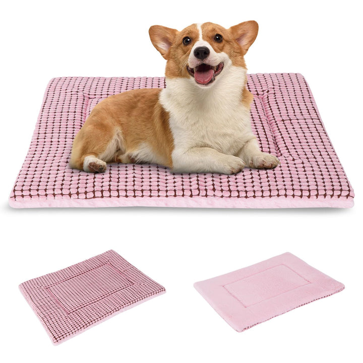 BVAGSS Orthopädisches Hundebett, Waschbar Hundekissen flauschig Hundematte, Umkehrbar Weiche und War
