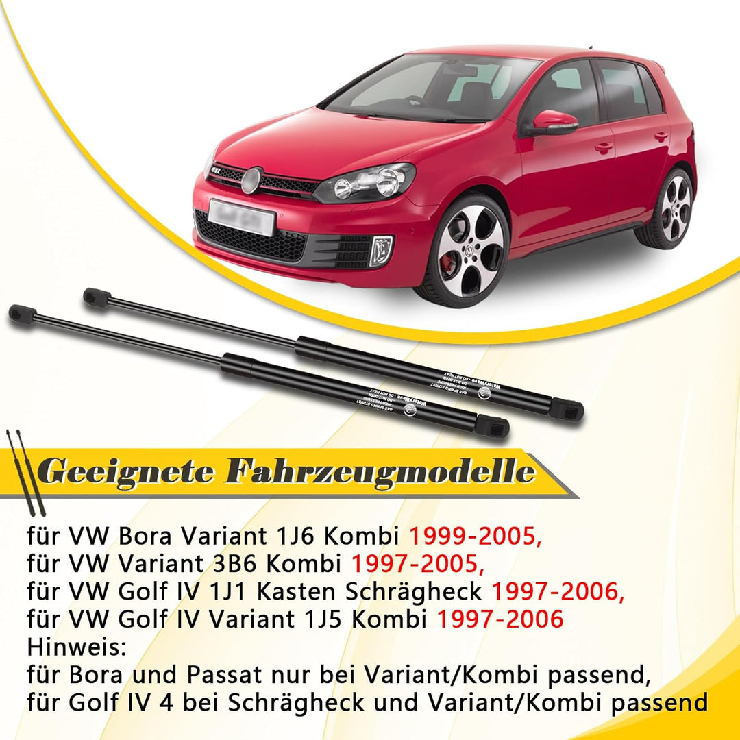 2X Heckklappendämpfer für VW Bora Variant 1J6 Kombi 1999-2005 für Golf IV 1J1 Golf IV Variant 1J5 19