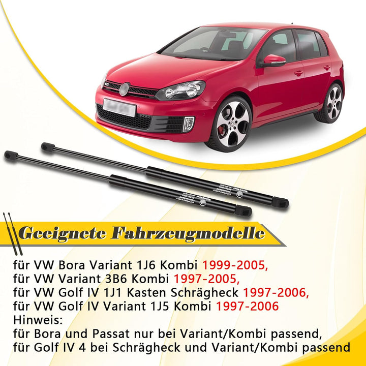 2X Heckklappendämpfer für VW Bora Variant 1J6 Kombi 1999-2005 für Golf IV 1J1 Golf IV Variant 1J5 19