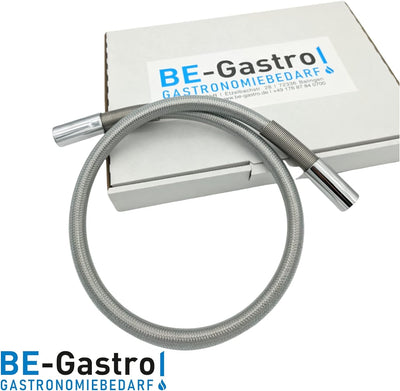 BE-GASTRO I Profi Gastroschlauch Brauseschlauch 100cm inkl. Spezial-Knickschutz | 1/2" Standard-AG |