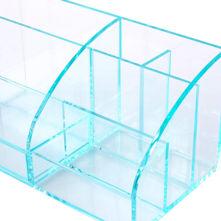 OSCO ADO1-GL Glass Look Acrylic Desk Organiser Glass Look Single, Glass Look Single