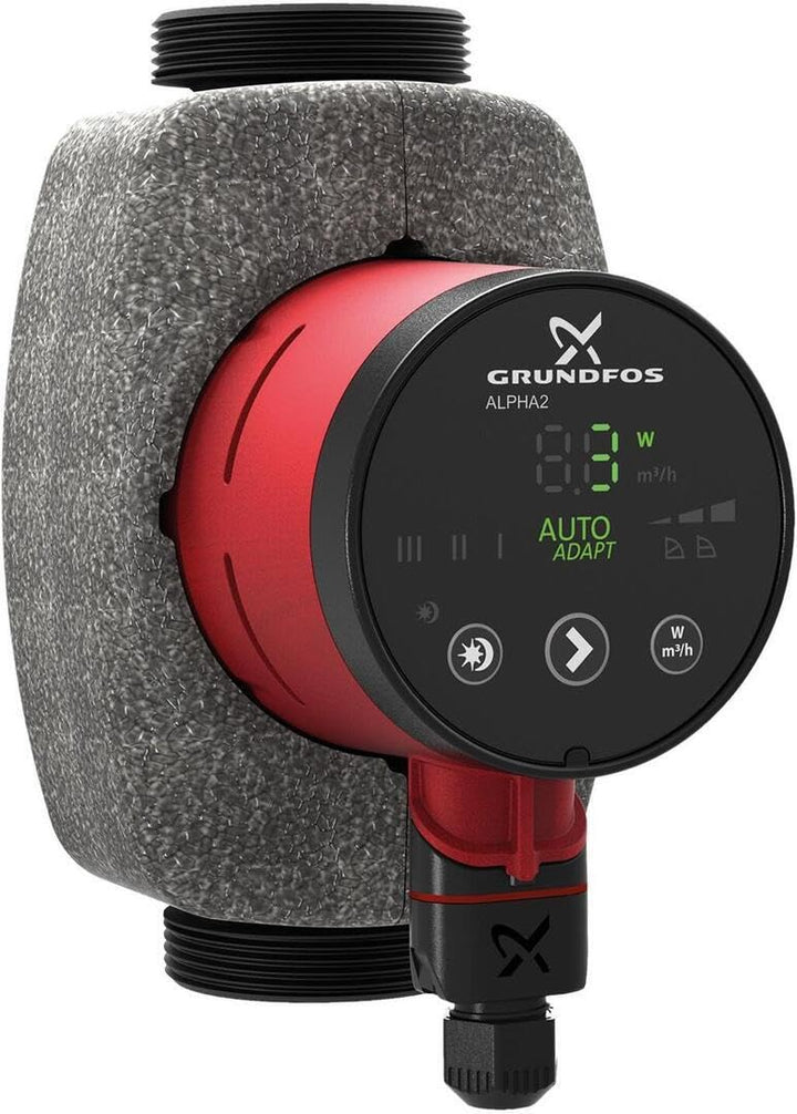 Grundfos Heizungsumwälzpumpe ALPHA2 230 V, PN 10, 180mm Typ 32-60, Rp 1