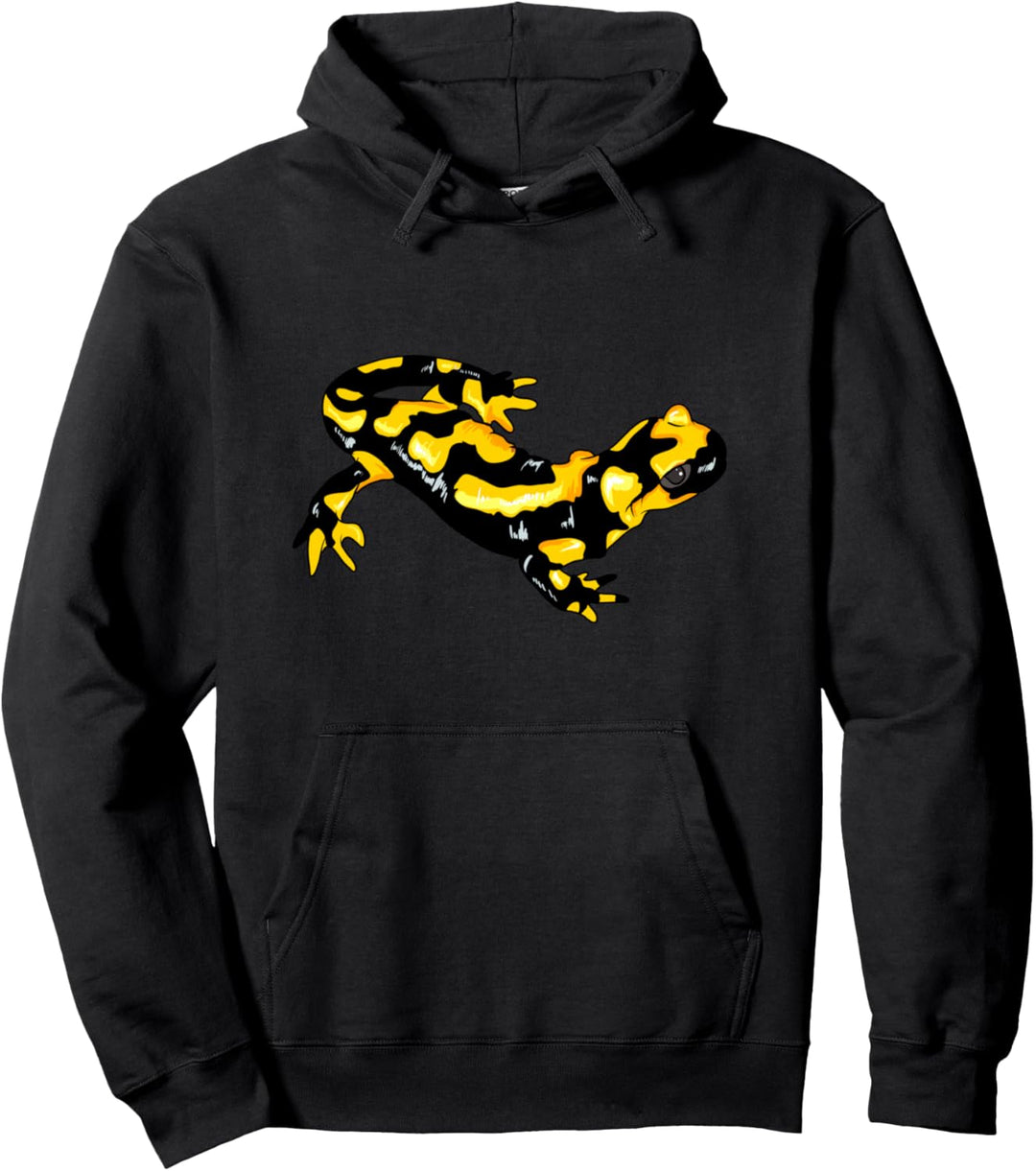 Feuersalamander Echte Salamander Feuermolch Lurch Pullover Hoodie