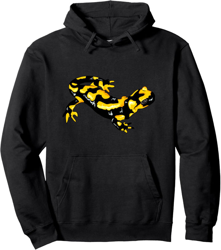 Feuersalamander Echte Salamander Feuermolch Lurch Pullover Hoodie