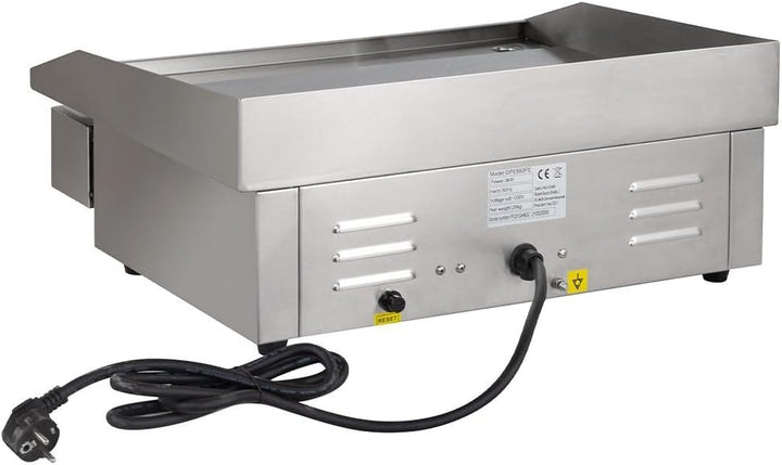 GastroHero Elektro-Grillplatte BASIC 548x350 glatt - Tischgerät Gastronomiebedarf