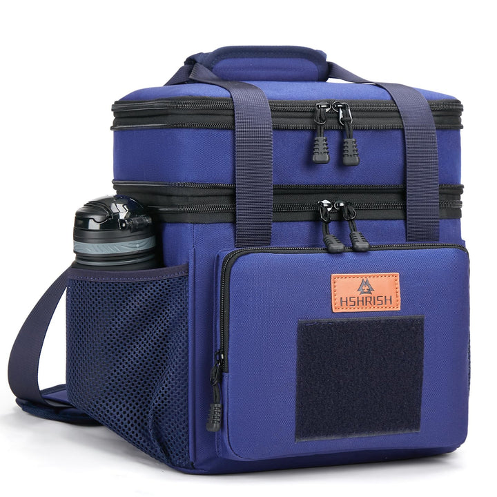 HSHRISH Lunchtasche, doppellagige isolierte grosse Kühltasche für Herren Erwachsene wasserdichte aus