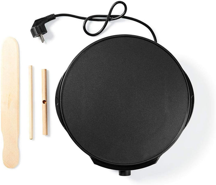 Crepe Maker - Durchmesser: 300 mm - 1200 W - Antihaft-Beschichtung - Zemperatureinstellungen - Kontr