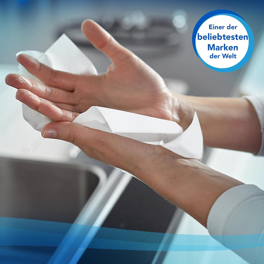 Scott Multifold Handtücher 3749 – gefaltete Papierhandtücher – 16 Packungen x 250 weisse Papierhandt
