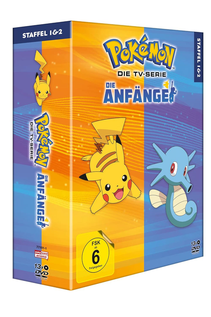 Pokemon - Die TV-Serie: Staffel 1+2 [13 DVDs], DVD