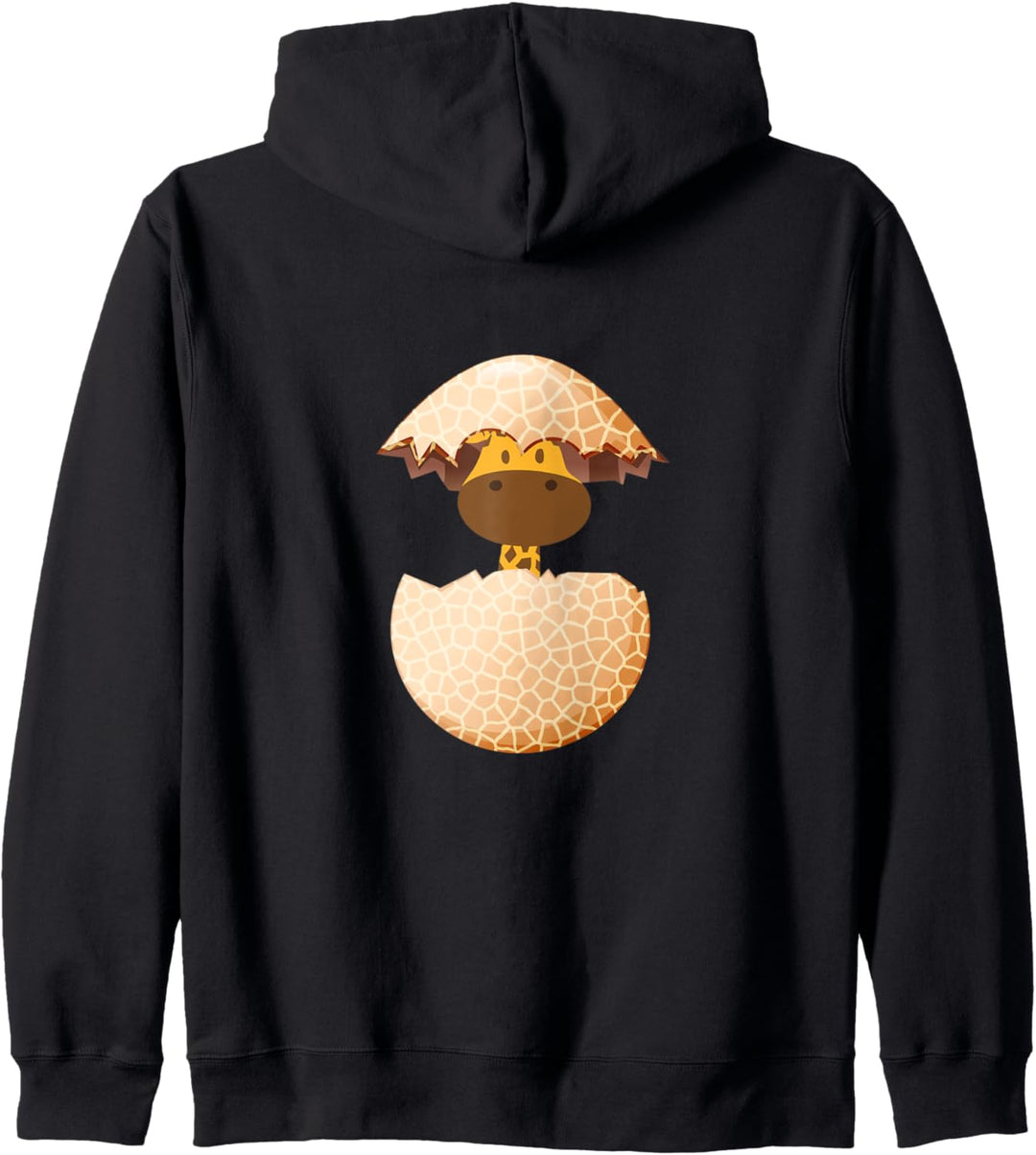 Baby-Giraffe schlüpft aus einem Ei lustiges Design Kapuzenjacke
