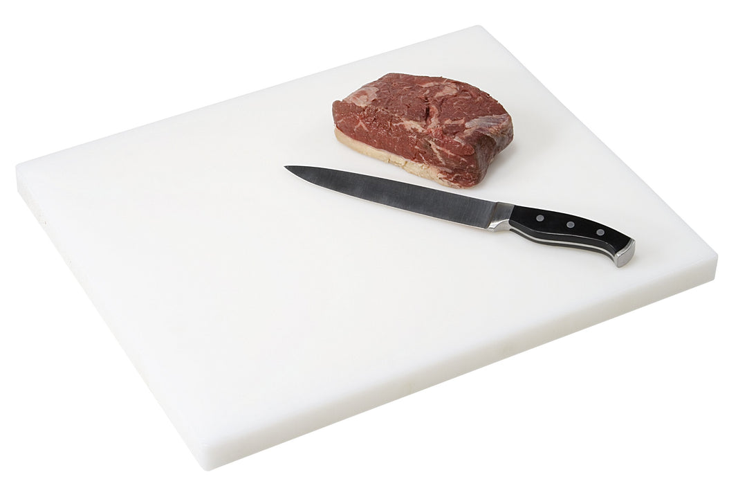 Kesper 30102 Tranchierbrett massiver Kunststoff 50 x 40 x 3 cm, weiss