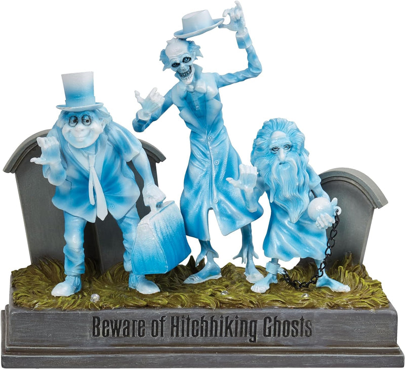 Enesco Disney Showcase The Haunted Mansion Hitchhiking Ghosts beleuchtete Figur, 20,3 cm, mehrfarbig