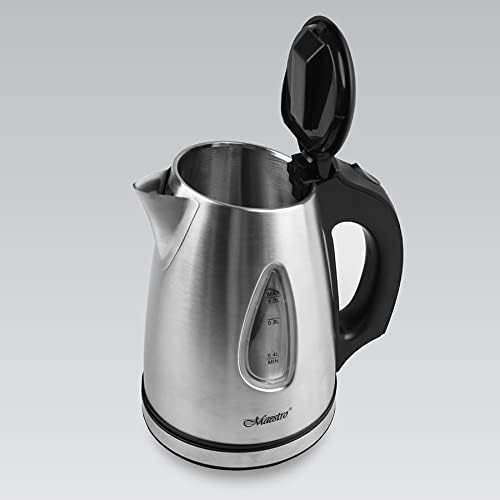 Czajnik elektryczny, MR-029New, srebrny/czarny 1 Liter Silber / Schwarz