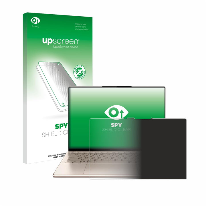 upscreen Anti-Spy Blickschutzfolie für Lenovo Yoga Slim 9 14" 16:10 Privacy Screen Displayschutz-Fol
