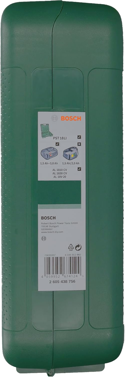 Bosch 1x Aufbewahrungskoffer LSR (für eine sichere Aufbewahrung der PST 18 LI, Gen. II + Akku und La