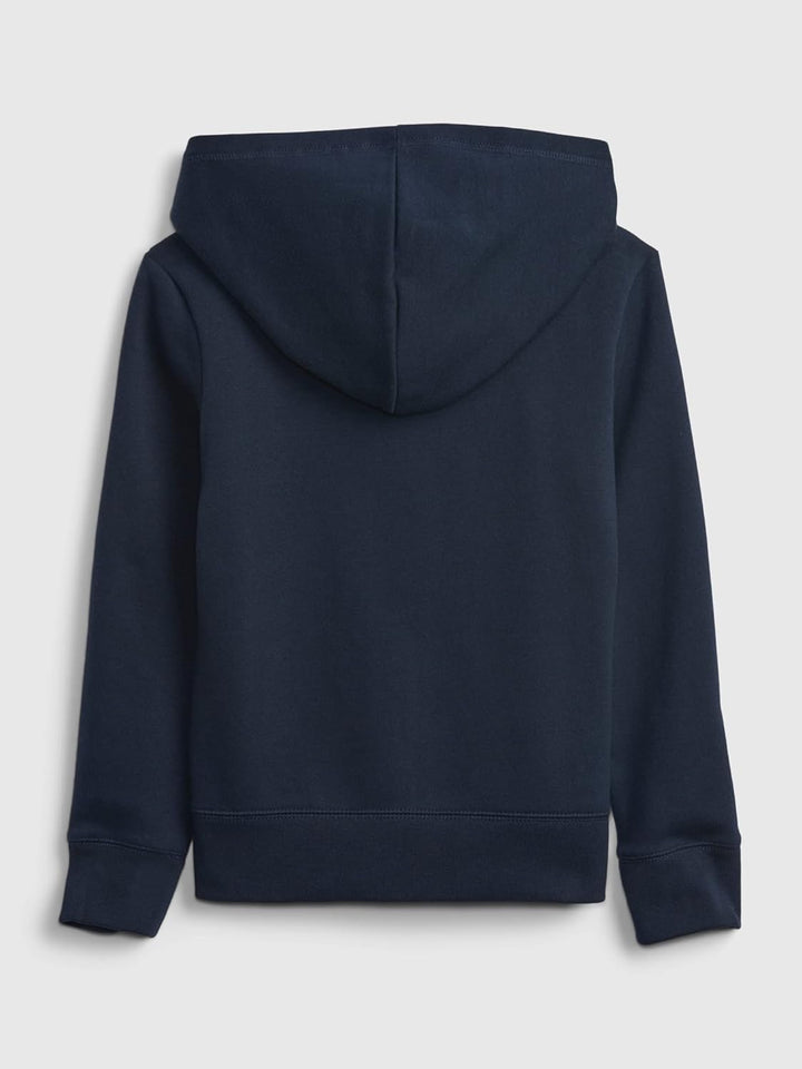 GAP Mädchen Logo Fz Kapuzenpullover XS Elysian Blue, XS Elysian Blue