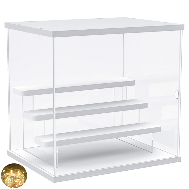 Joody Vitrine aus Acryl für Sammlung, Vitrine gegen Staub mit Tür, Box aus Acryl, für Figur, Amiibo,