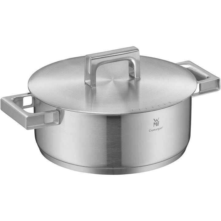 WMF Ultimate Cool Kochtopf klein 24 cm, Edelstahldeckel, Bratentopf Induktion 4,1l, Cromargan Edelst