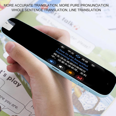 Stiftscanner, WiFi Mobile Hotspot Smart Scanner Stift Sprachübersetzer, Tragbarer Elektronischer Wör