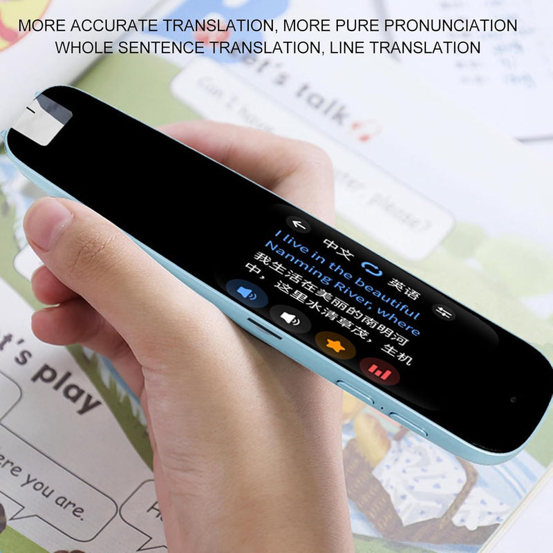 Stiftscanner, WiFi Mobile Hotspot Smart Scanner Stift Sprachübersetzer, Tragbarer Elektronischer Wör