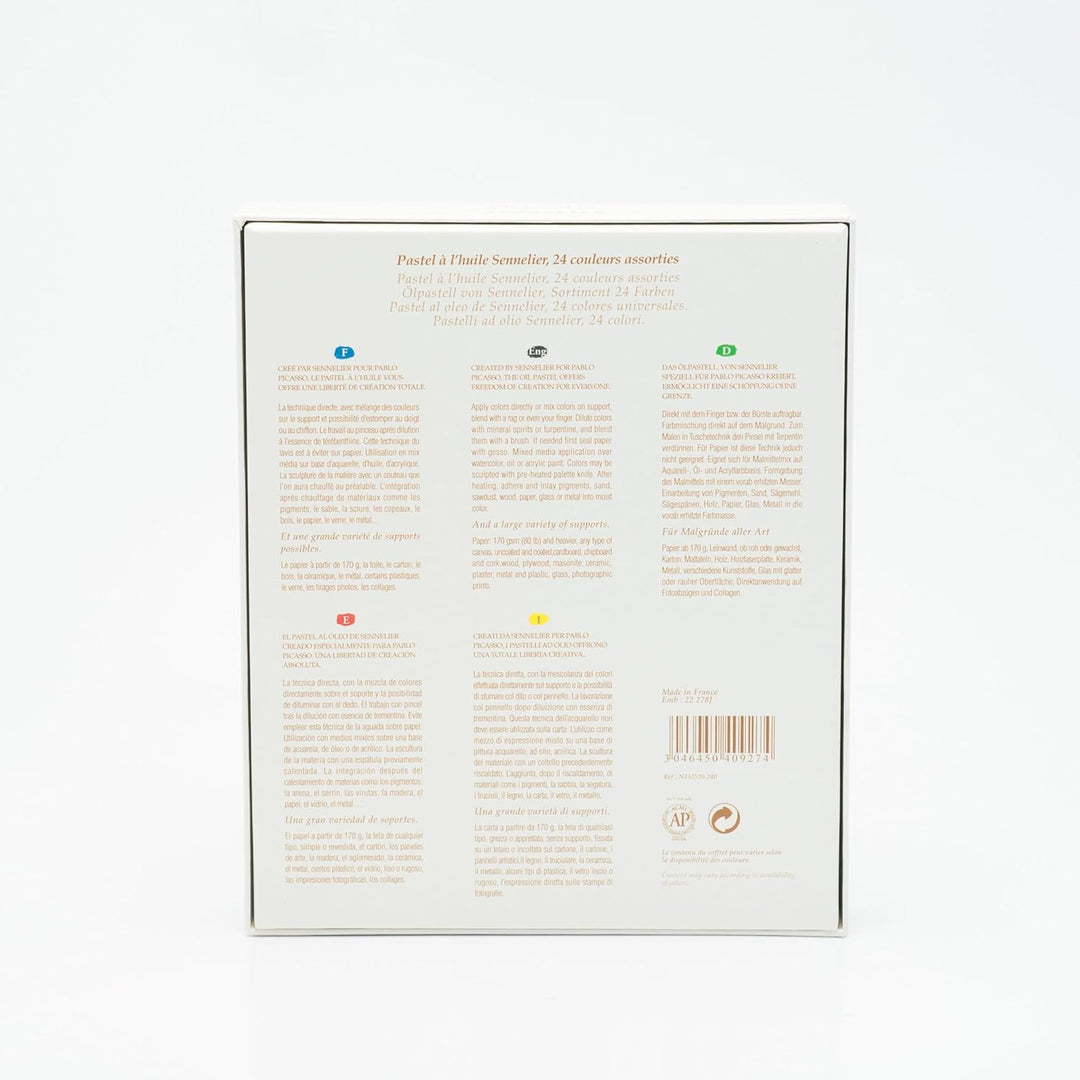 SENNELIER Ölpastell-Set, 24 Stück, mehrfarbig 24 stück (1er Pack) Mehrfarbig, 24 stück (1er Pack) Me