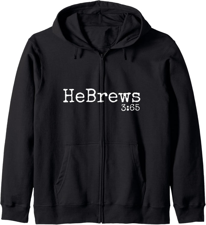 HeBrews 3:65 Lustige Bierbrauen Kapuzenjacke